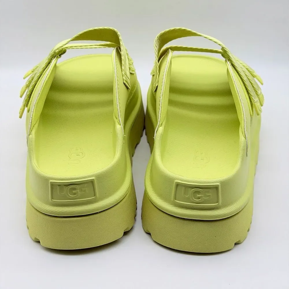 NWT UGG  GoldenGlow Lemon Sandals Size 9/260mm